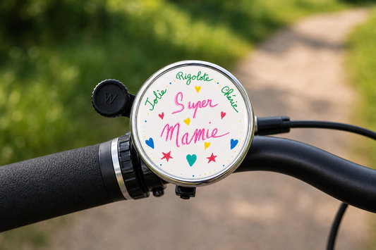 Sonnette de vélo - Super Mamie